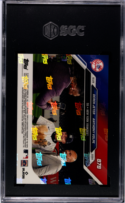 2024 Topps Now #878 Jeter/Volpe SGC 10