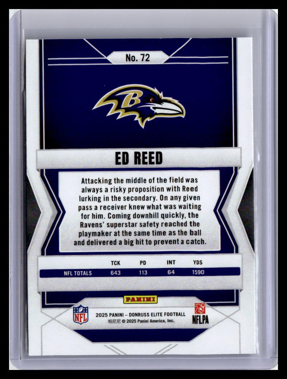 2025 Donruss Elite #72 Ed Reed