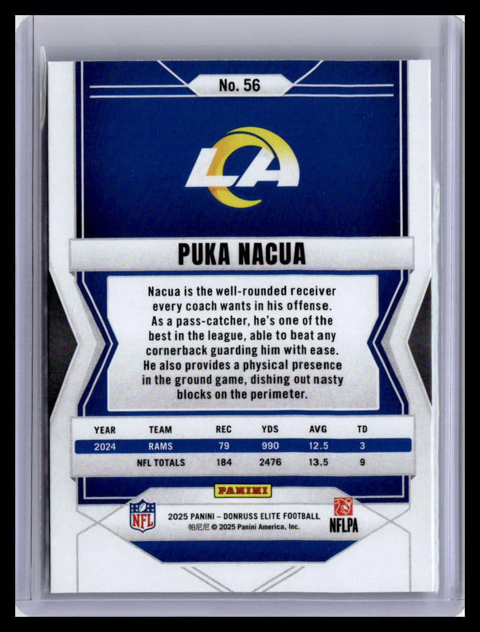2025 Donruss Elite #56 Puka Nacua