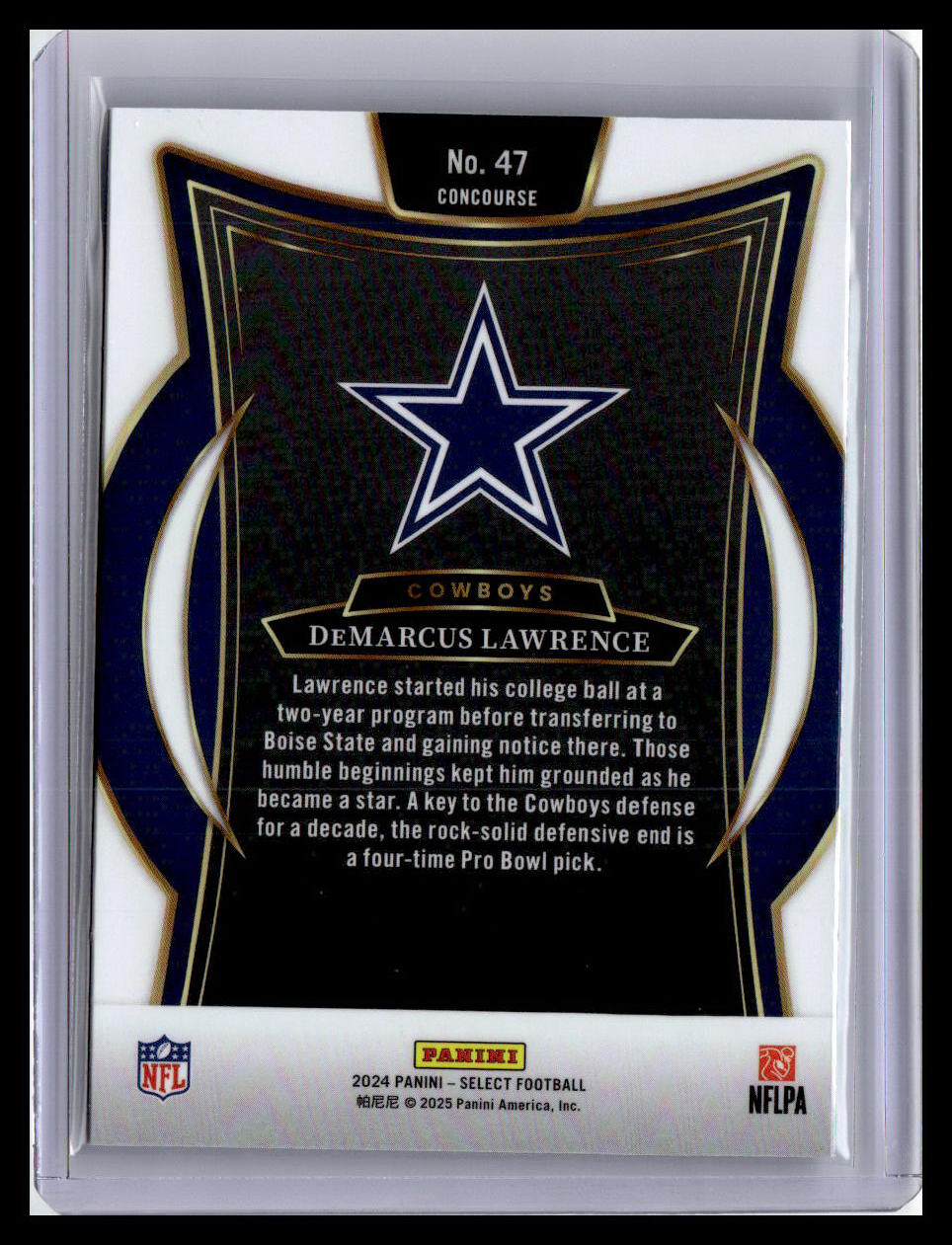 2024 Panini Select #47 DeMarcus Lawrence
