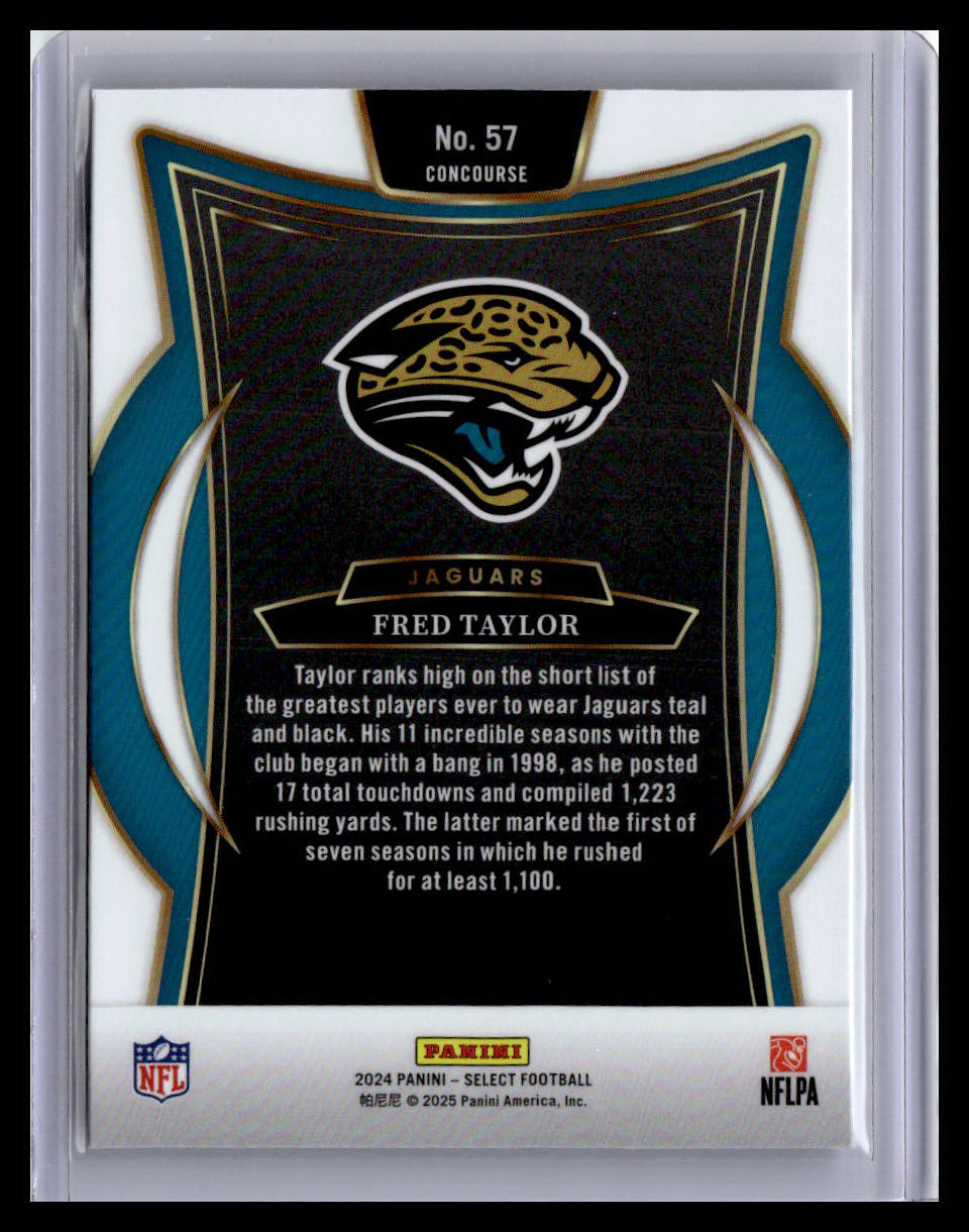 2024 Panini Select #57 Fred Taylor