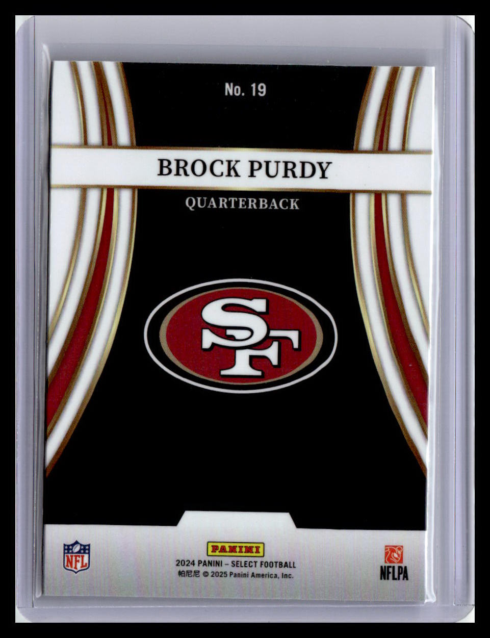 2024 Panini Select #19 Brock Purdy Turbocharged