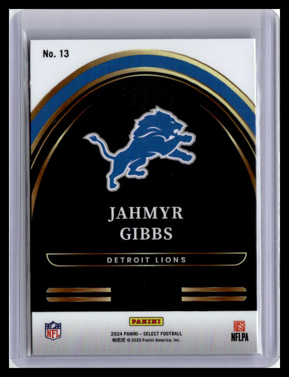 2024 Panini Select #13 Jahmyr Gibbs Select Future