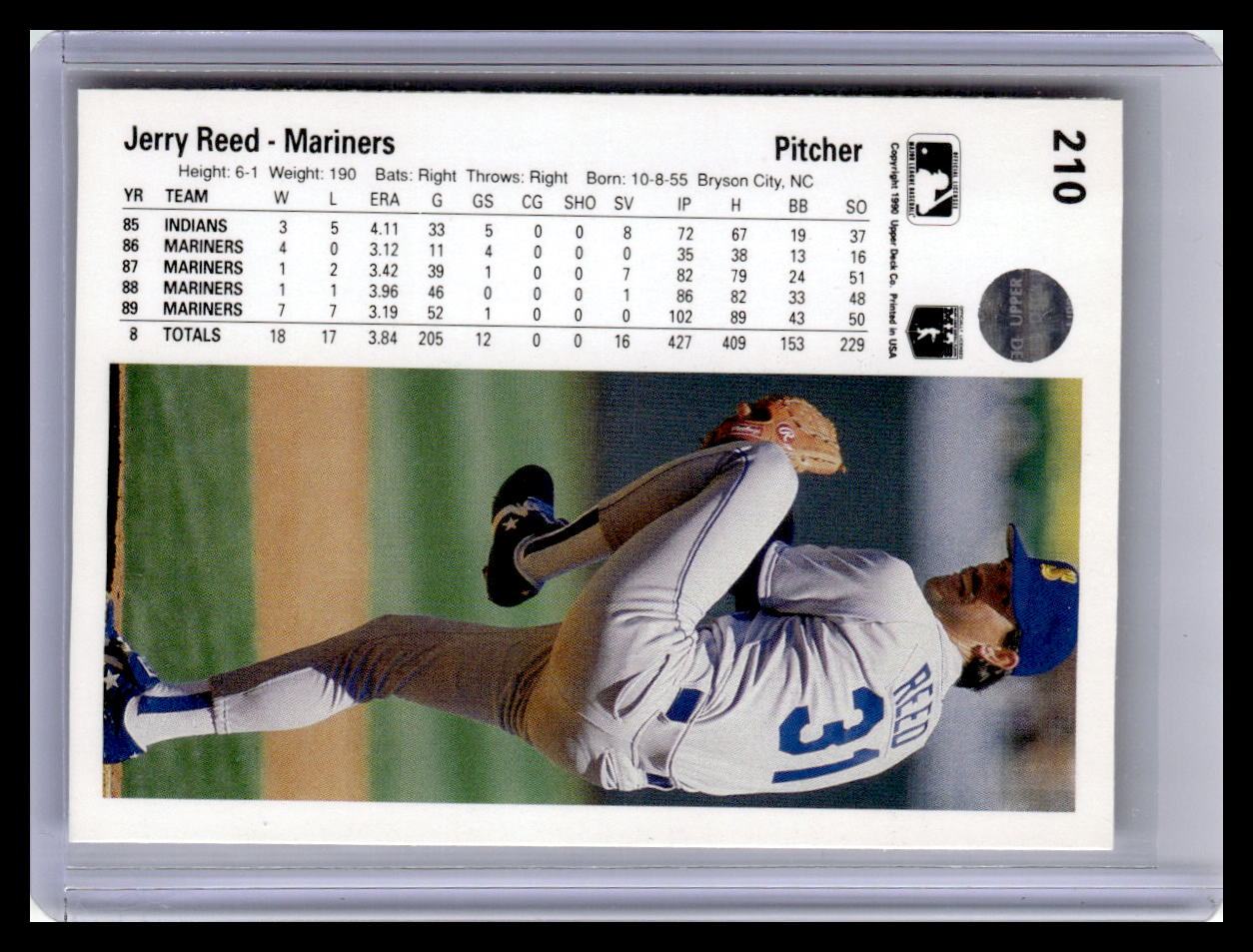 1990 Upper Deck #210 Jerry Reed
