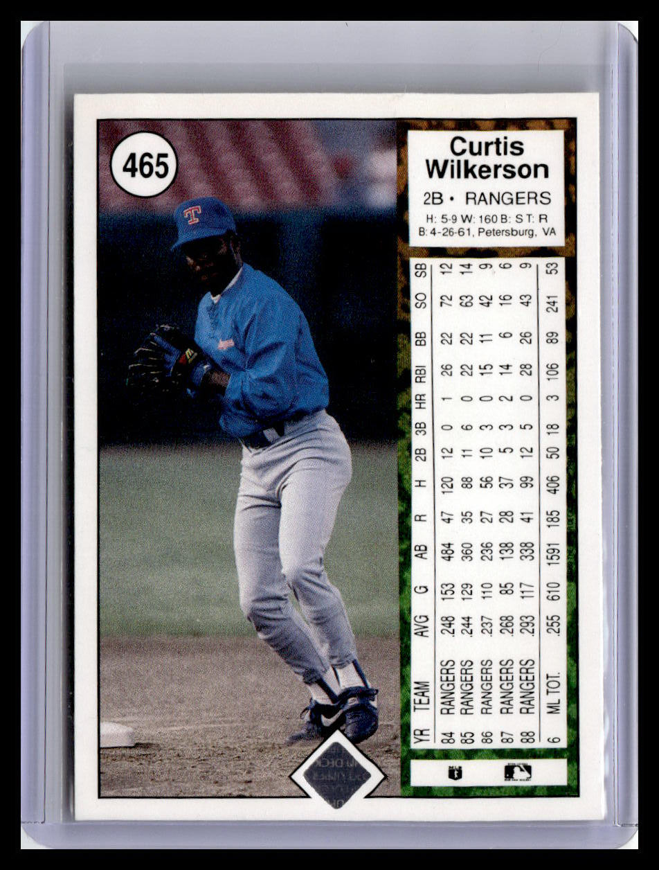 1989 Upper Deck #465 Curtis Wilkerson