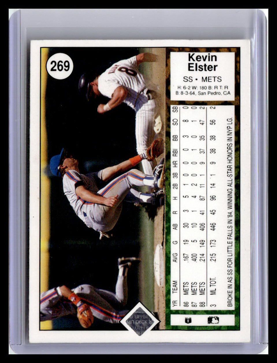 1989 Upper Deck #269 Kevin Elster