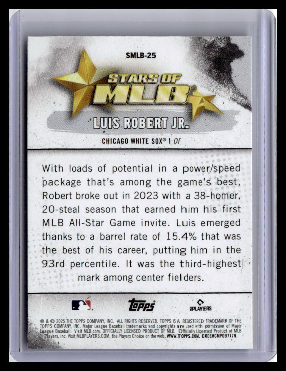 2025 Topps #SMLB-25 Luis Robert Jr. Stars of MLB