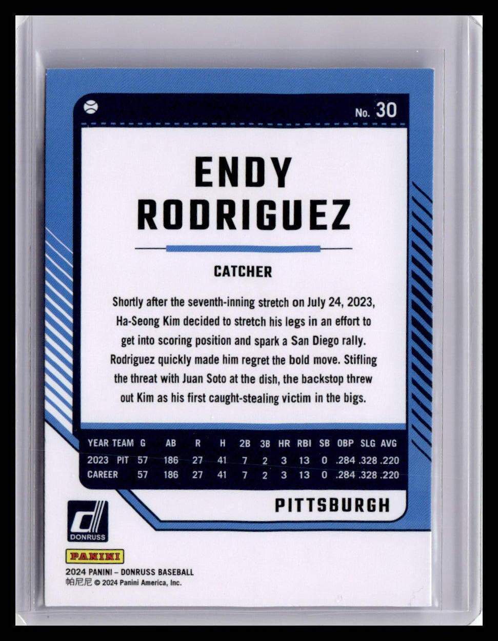 2024 Donruss #30 Endy Rodriguez