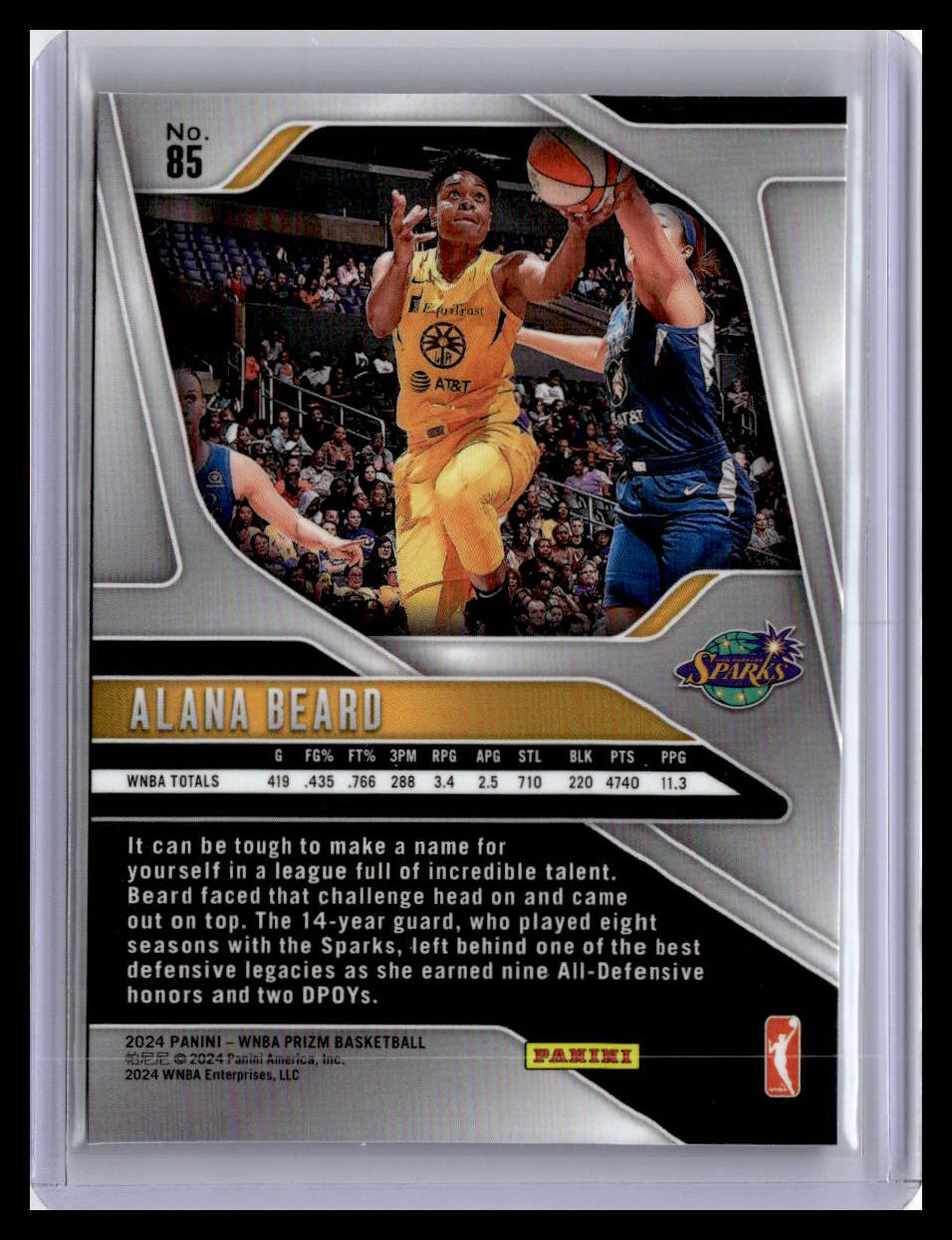 2024 Panini Prizm WNBA #85 Alana Beard