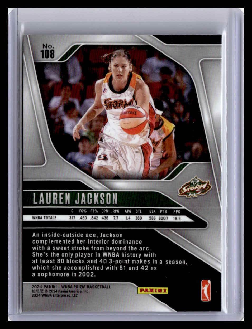 2024 Panini Prizm WNBA #108 Lauren Jackson