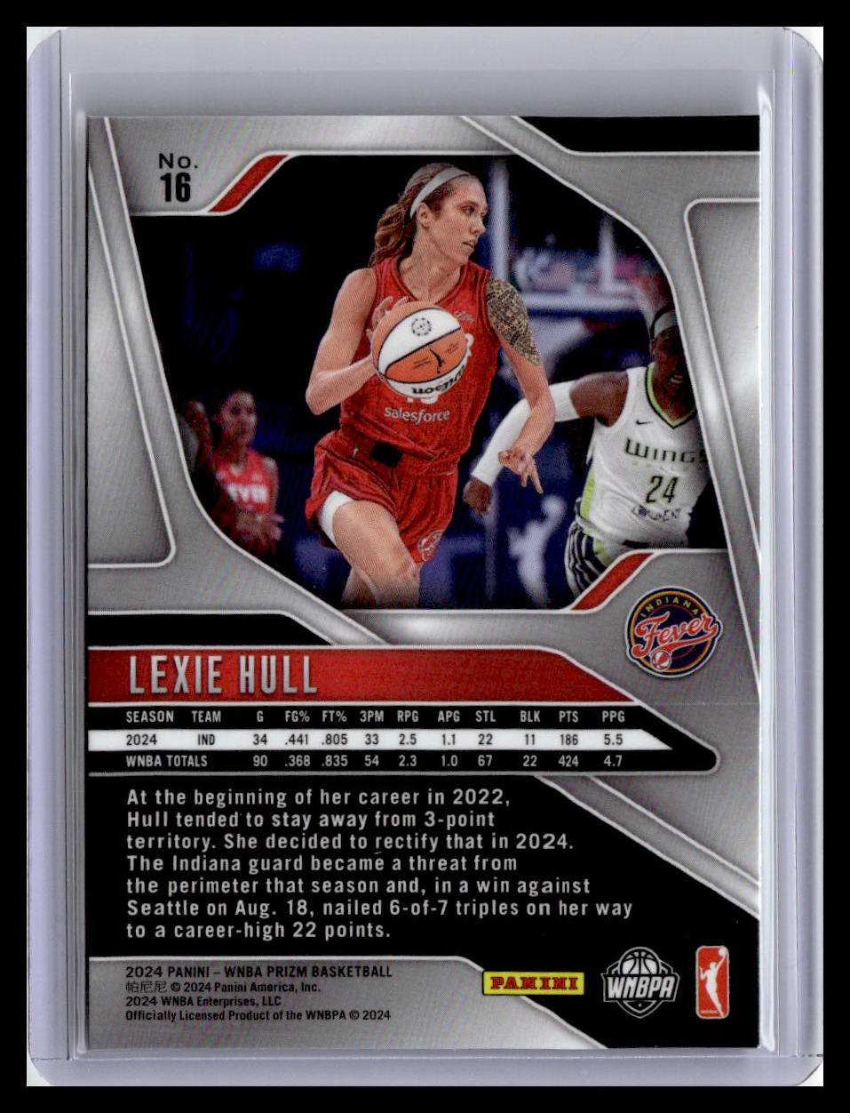 2024 Panini Prizm WNBA #16 Lexie Hull