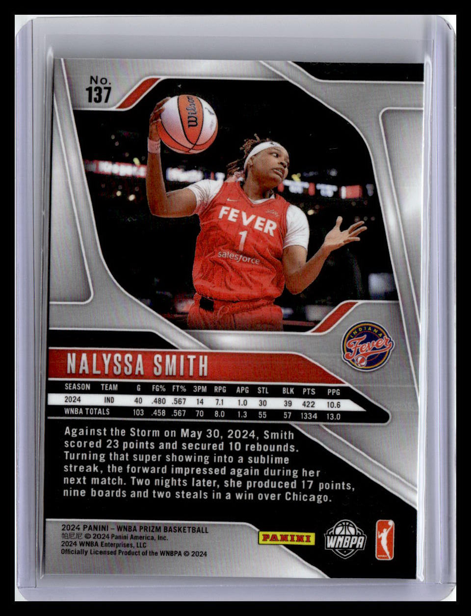 2024 Panini Prizm WNBA #137 NaLyssa Smith