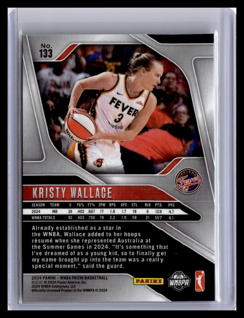 2024 Panini Prizm WNBA #133 Kristy Wallace