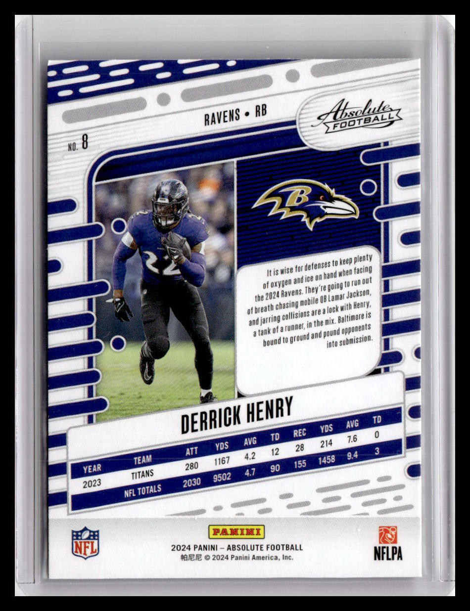 2024 Panini Absolute #98 DeAndre Hopkins Red & Blue Foil