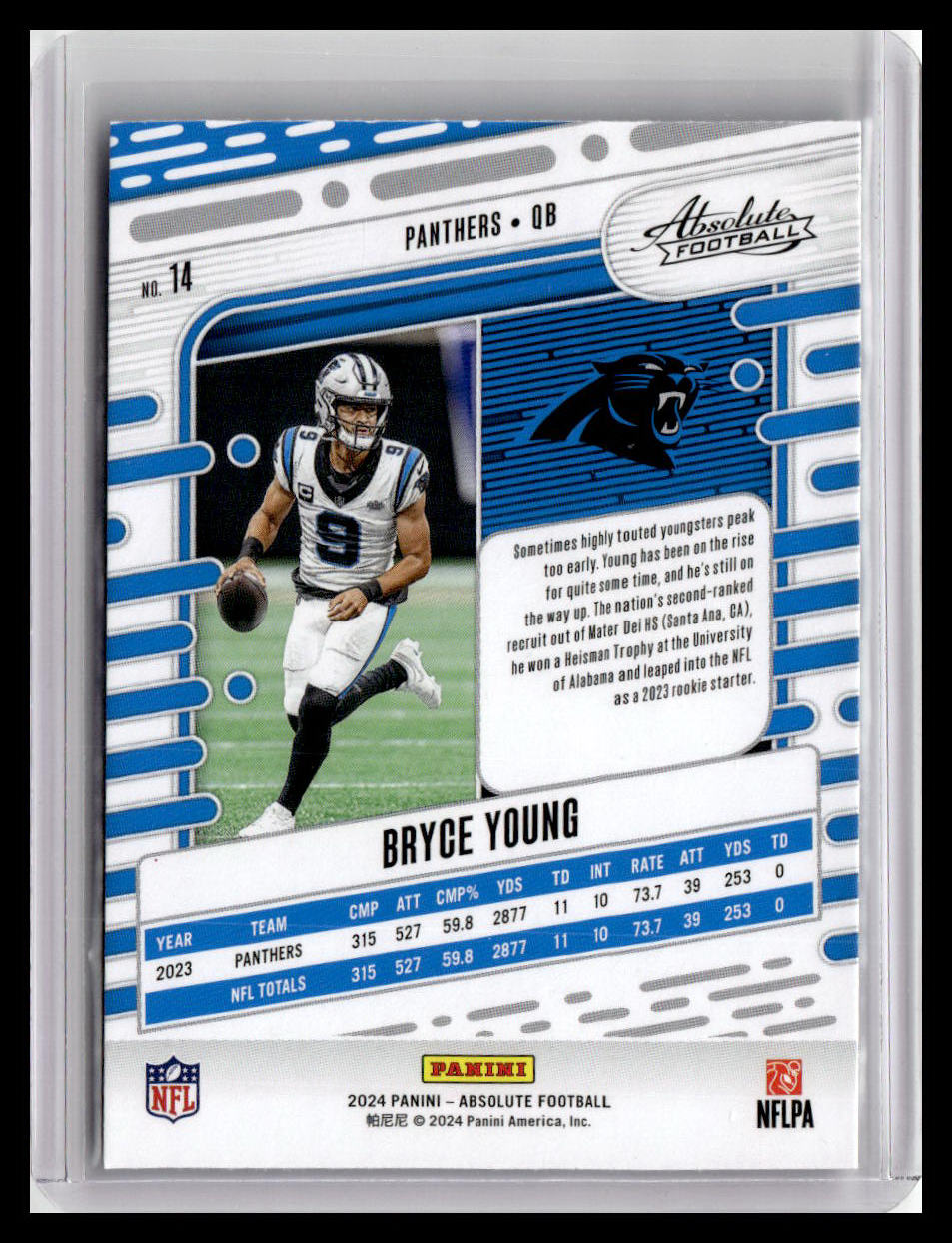 2024 Panini Absolute #14 Bryce Young
