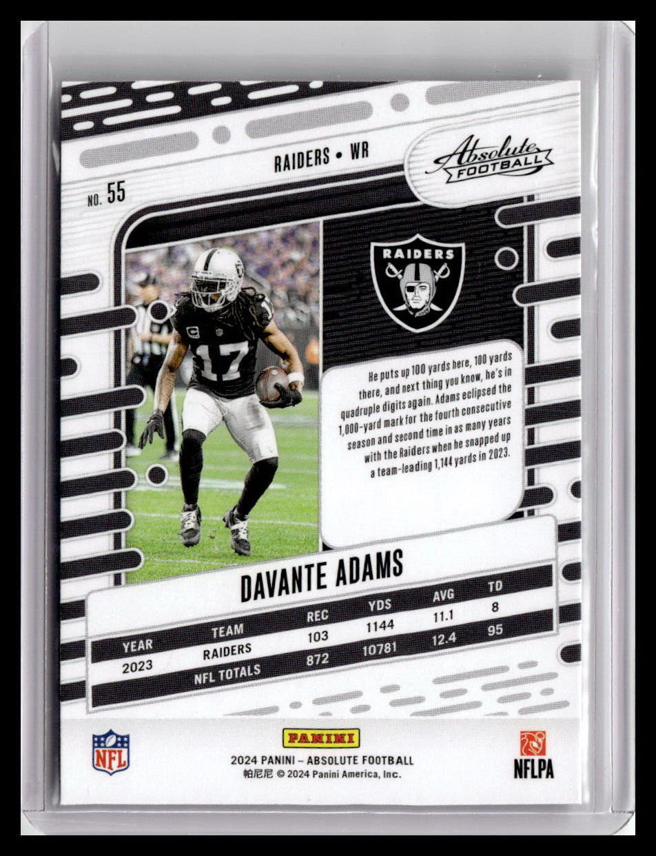 2024 Panini Absolute #55 Davante Adams