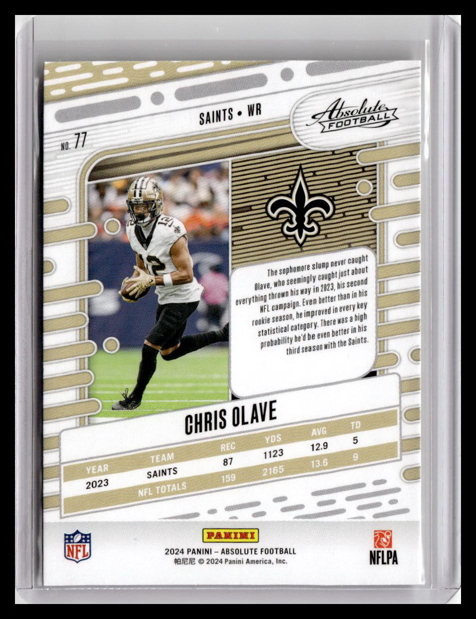 2024 Panini Absolute #77 Chris Olave