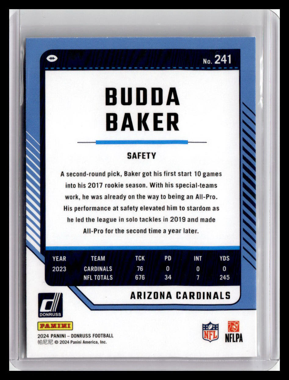 2024 Donruss #241 Budda Baker