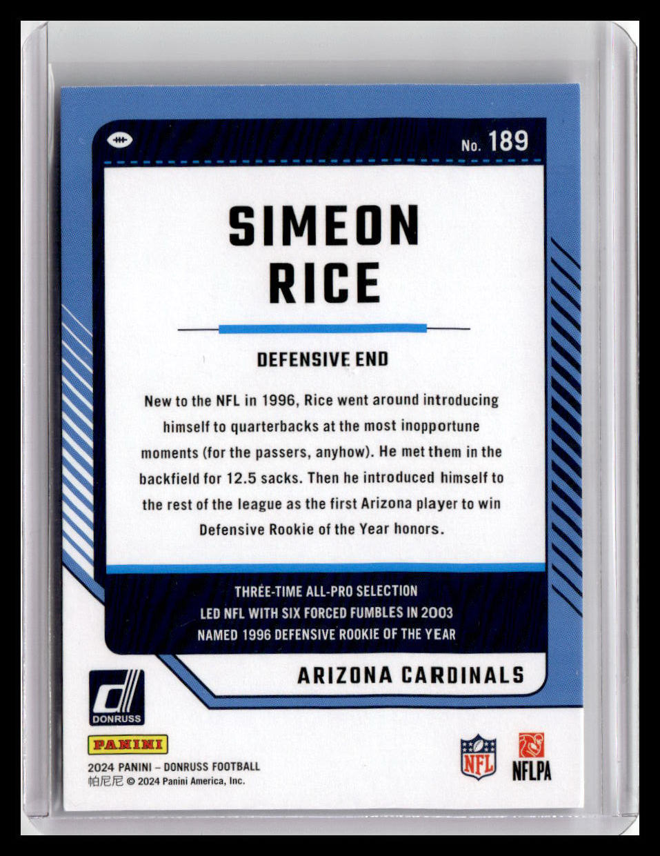 2024 Donruss #189 Simeon Rice
