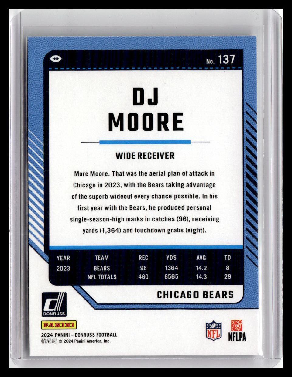 2024 Donruss #137 DJ Moore