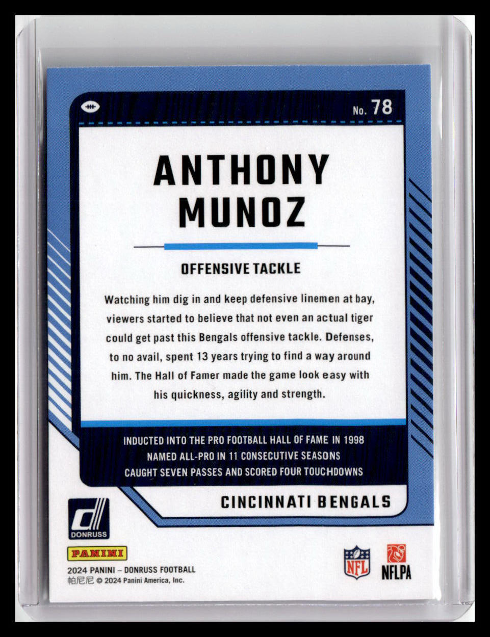 2024 Donruss #78 Anthony Muñoz