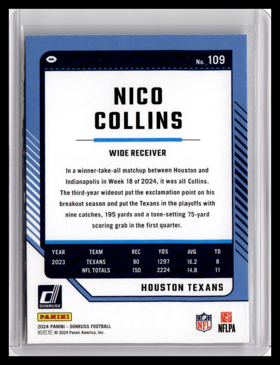 2024 Donruss #109 Nico Collins