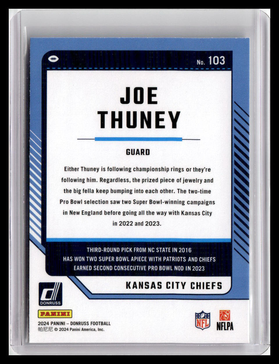 2024 Donruss #103 Joe Thuney