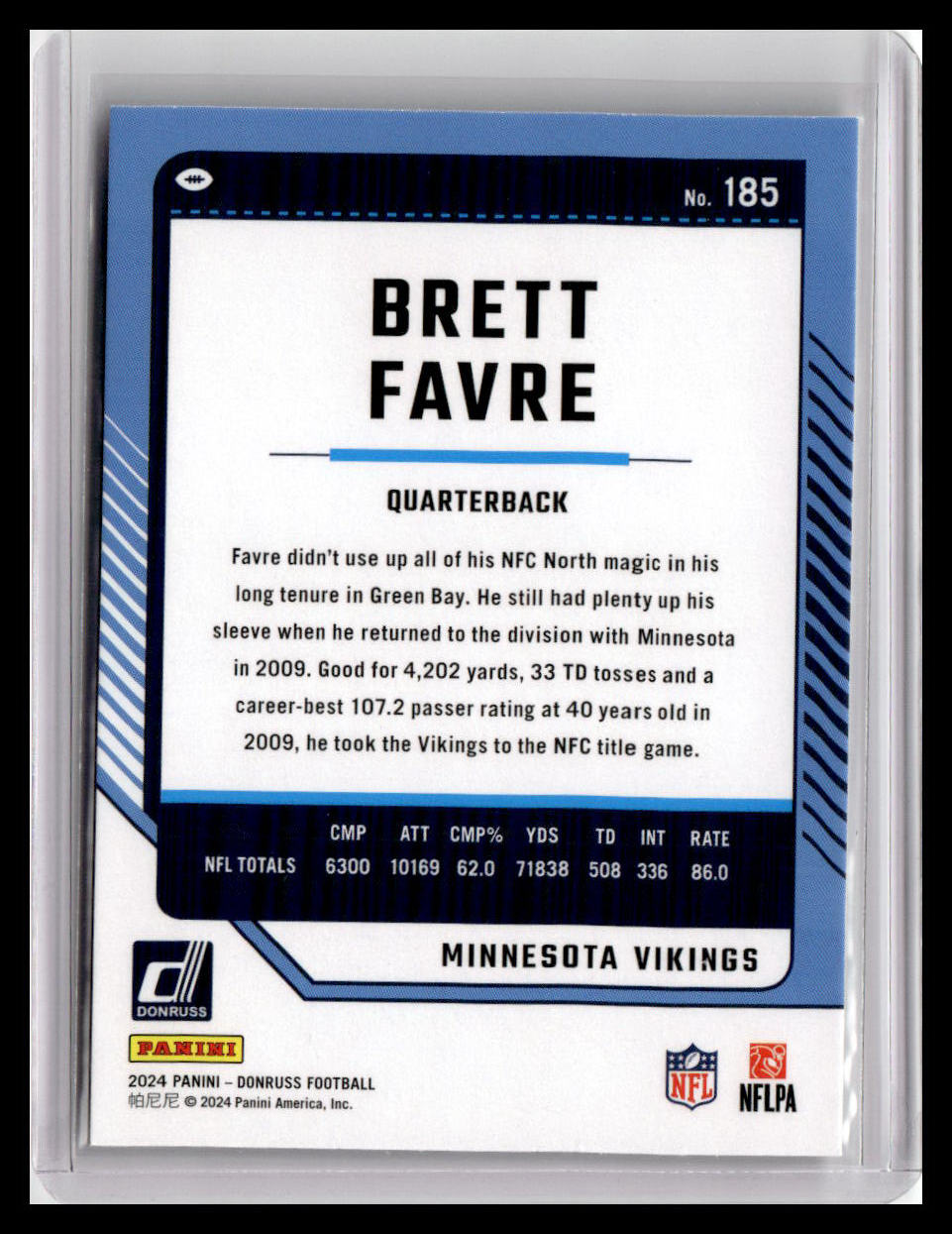 2024 Donruss #185 Brett Favre