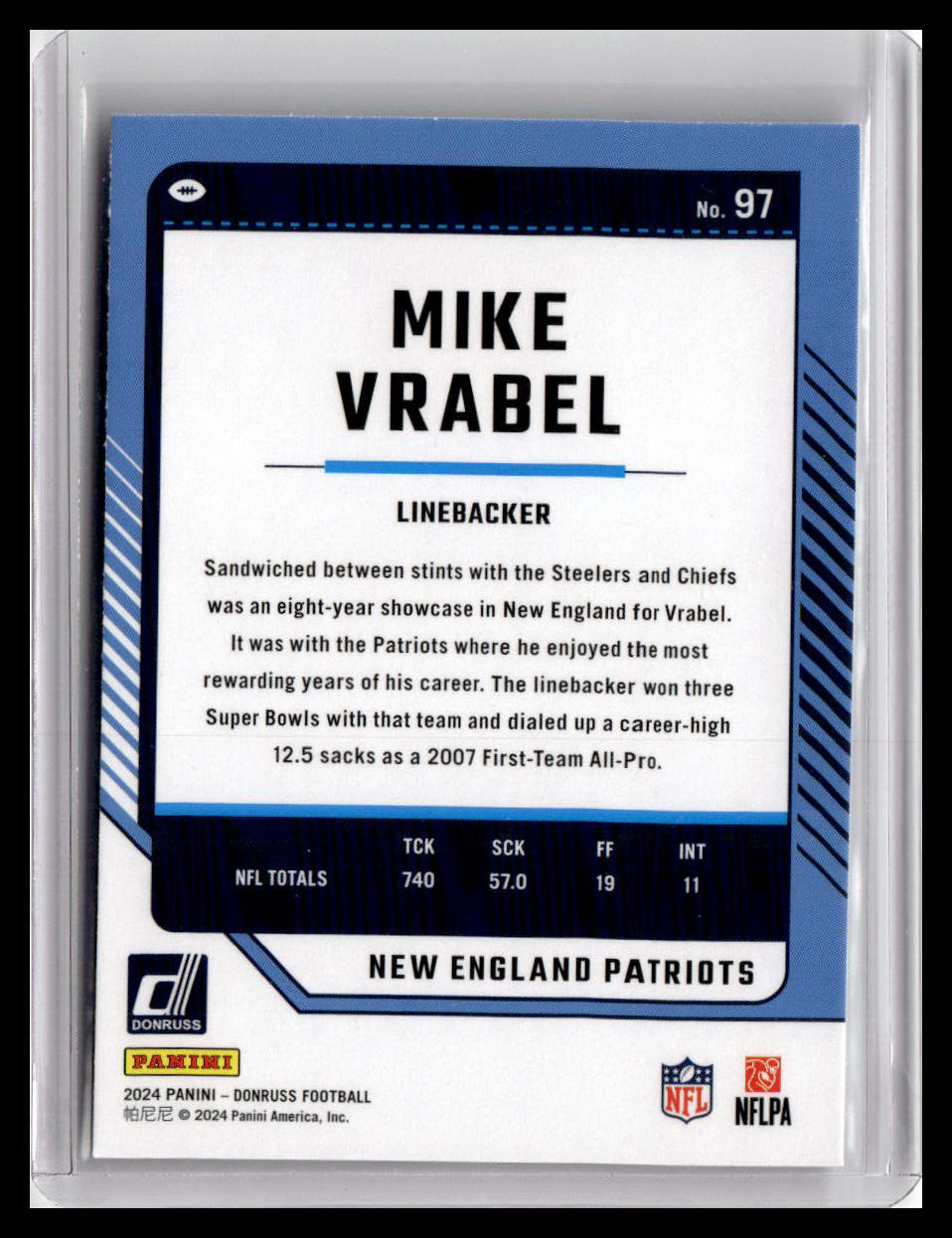 2024 Donruss #97 Mike Vrabel