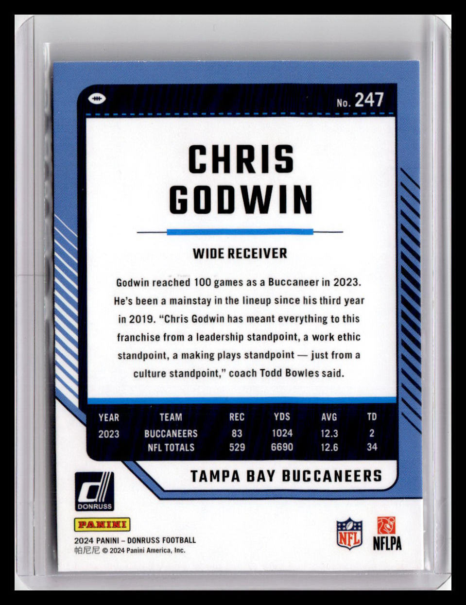 2024 Donruss #247 Chris Godwin