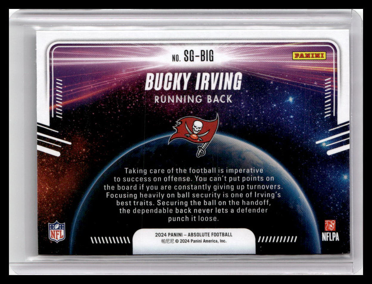 2024 Panini Absolute #SG-BIG Bucky Irving Star Gazing