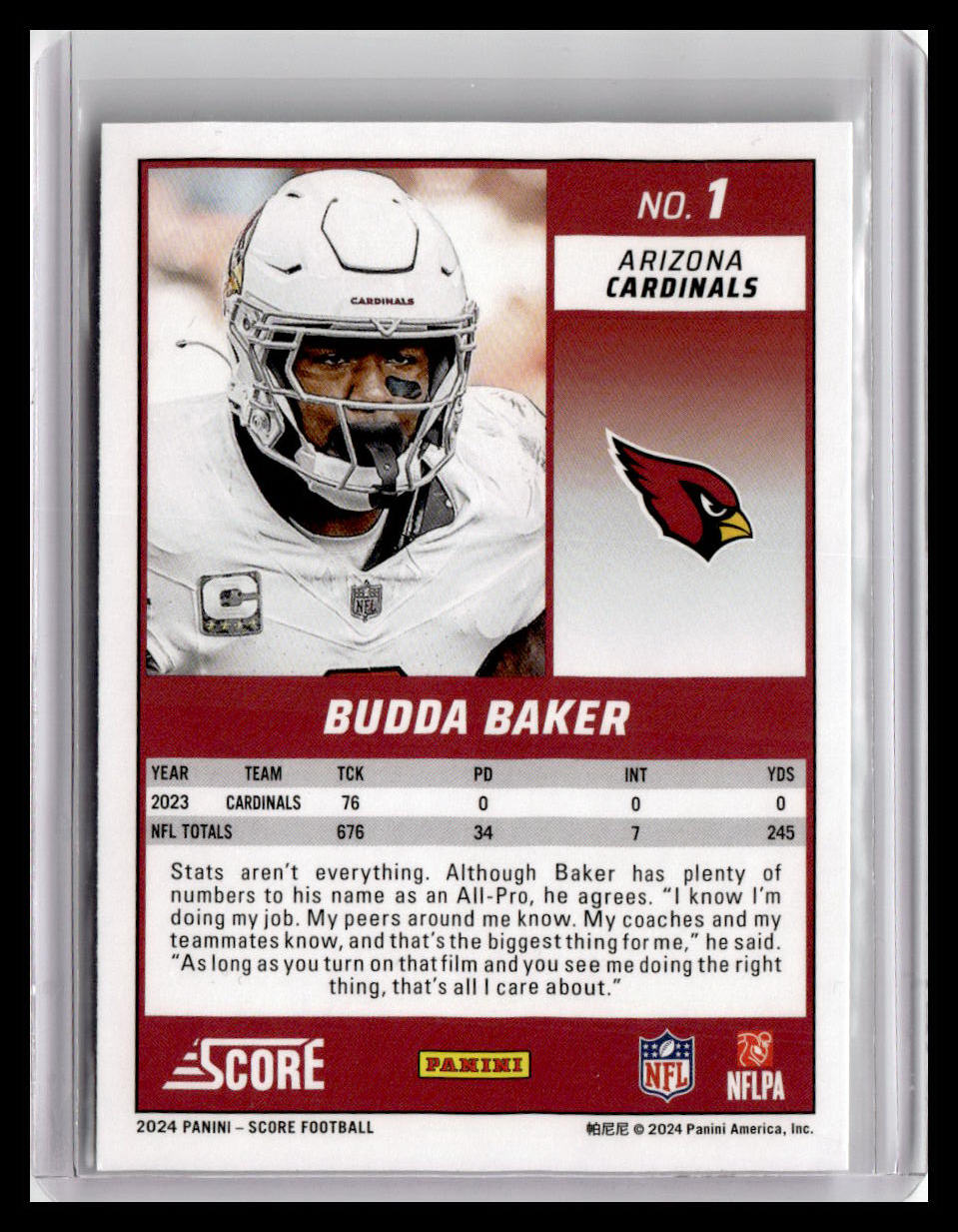 2024 Score #1 Budda Baker