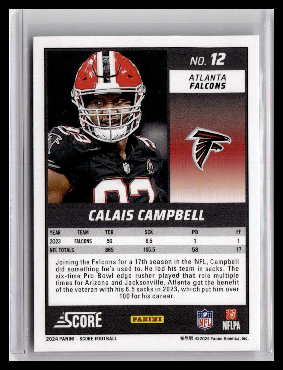 2024 Score #12 Calais Campbell