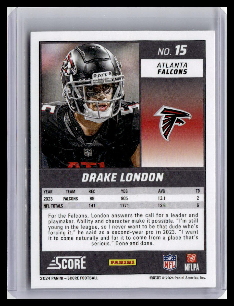 2024 Score #15 Drake London