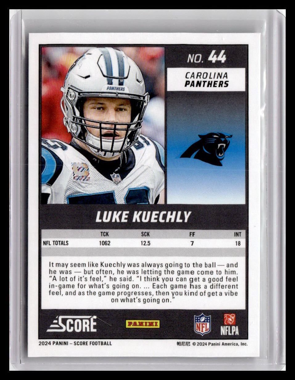 2024 Score #44 Luke Kuechly