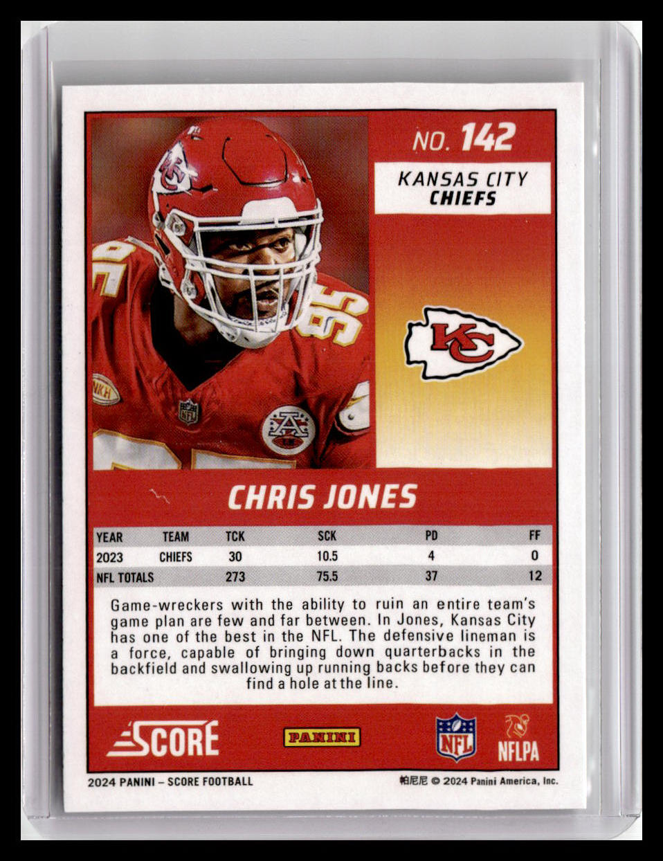 2024 Score #142 Chris Jones