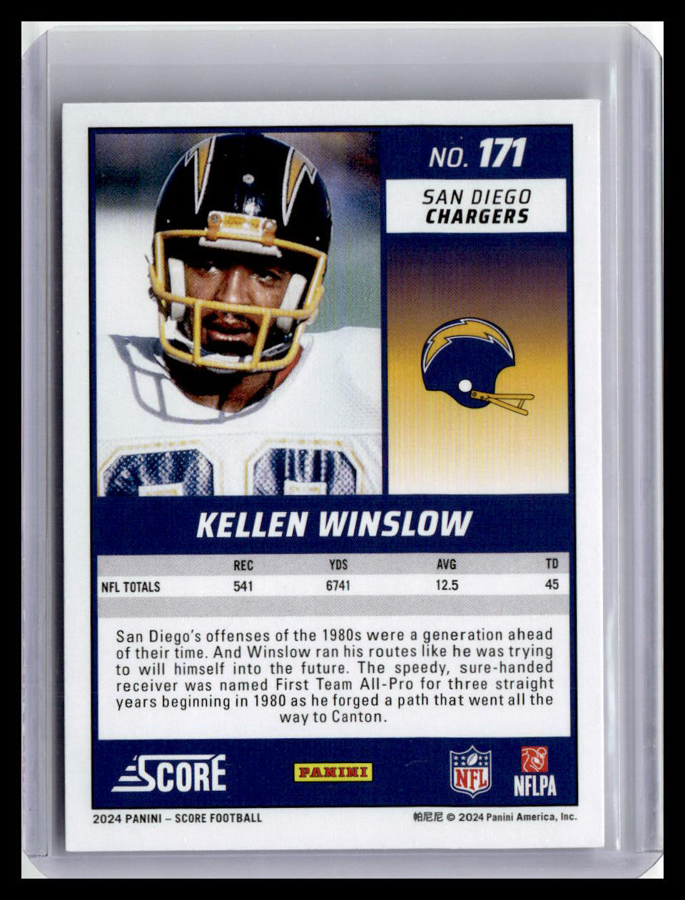 2024 Score #171 Kellen Winslow
