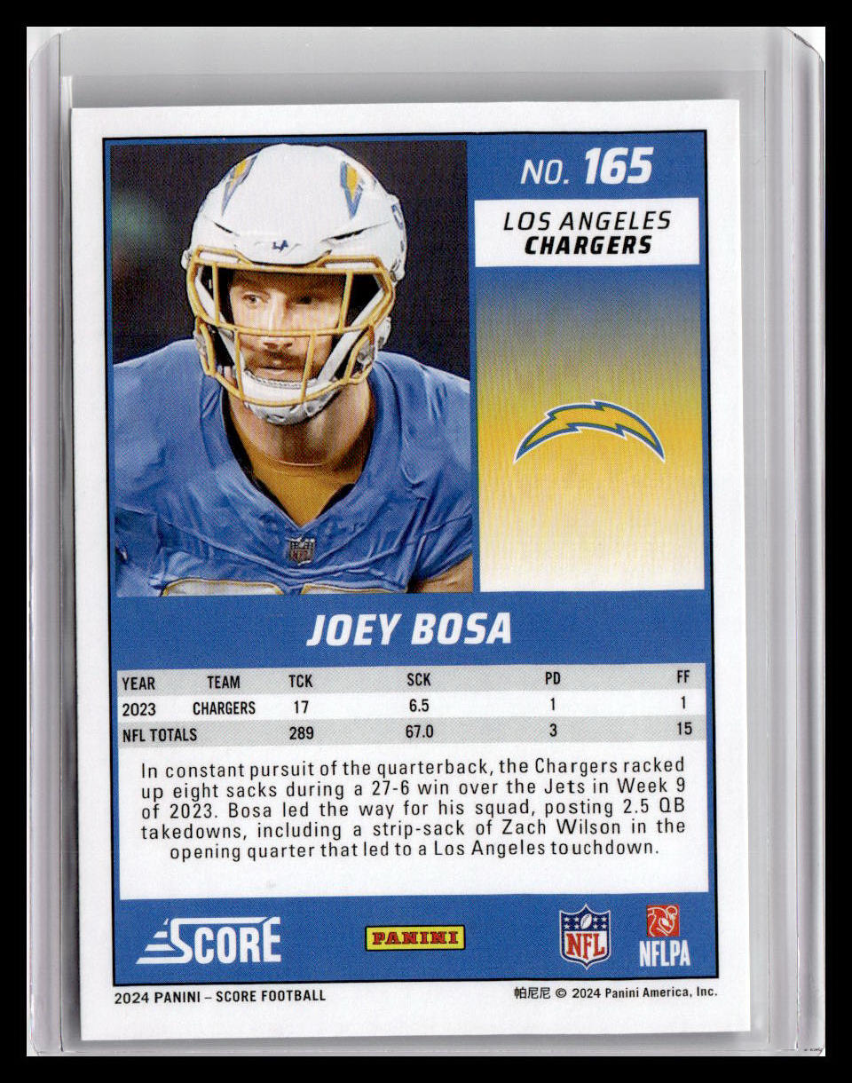 2024 Score #165 Joey Bosa
