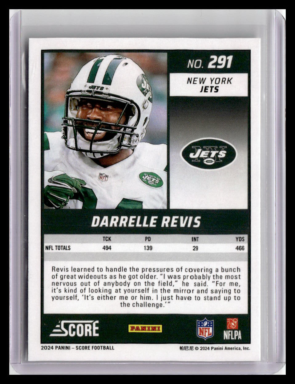 2024 Score #291 Darrelle Revis
