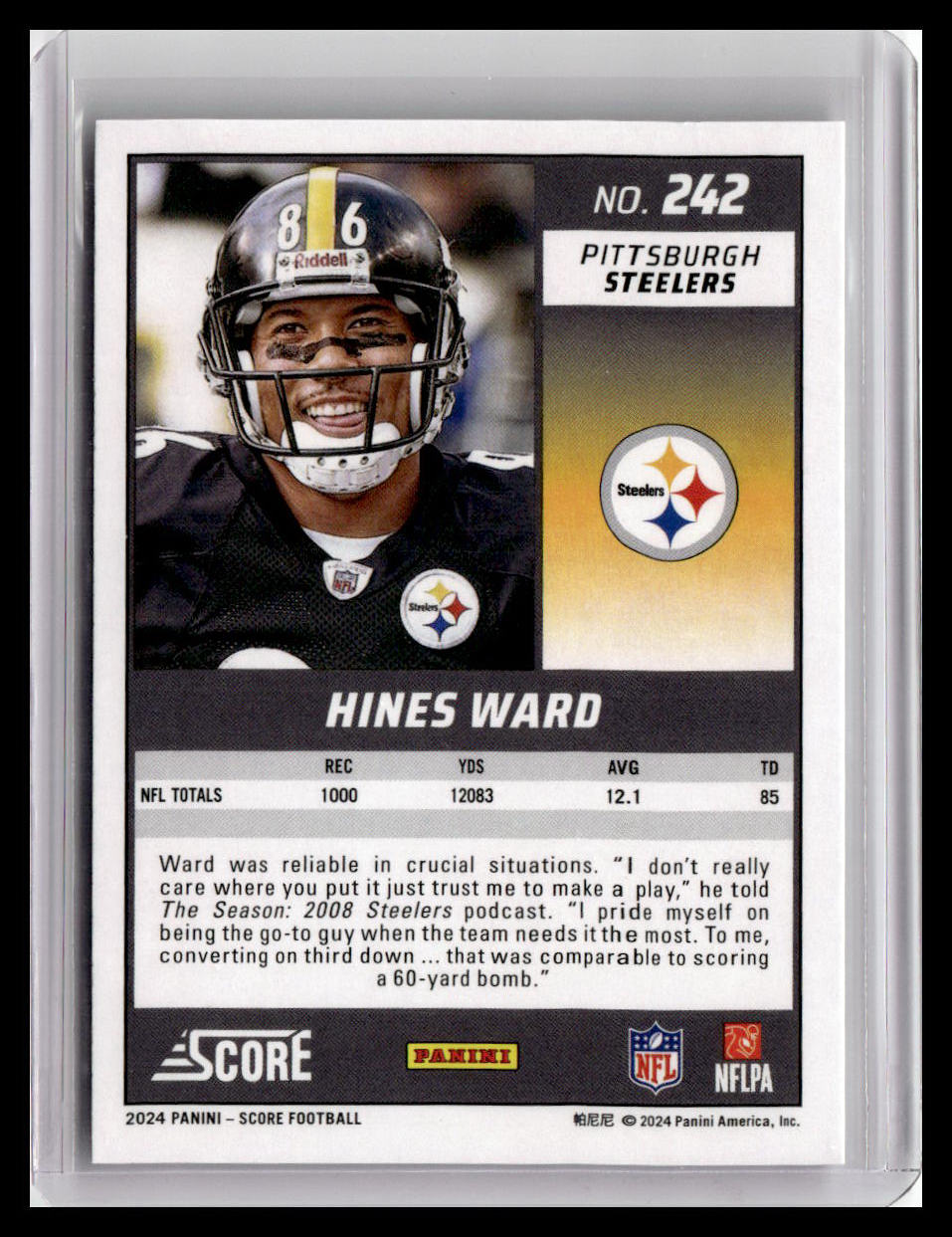 2024 Score #242 Hines Ward