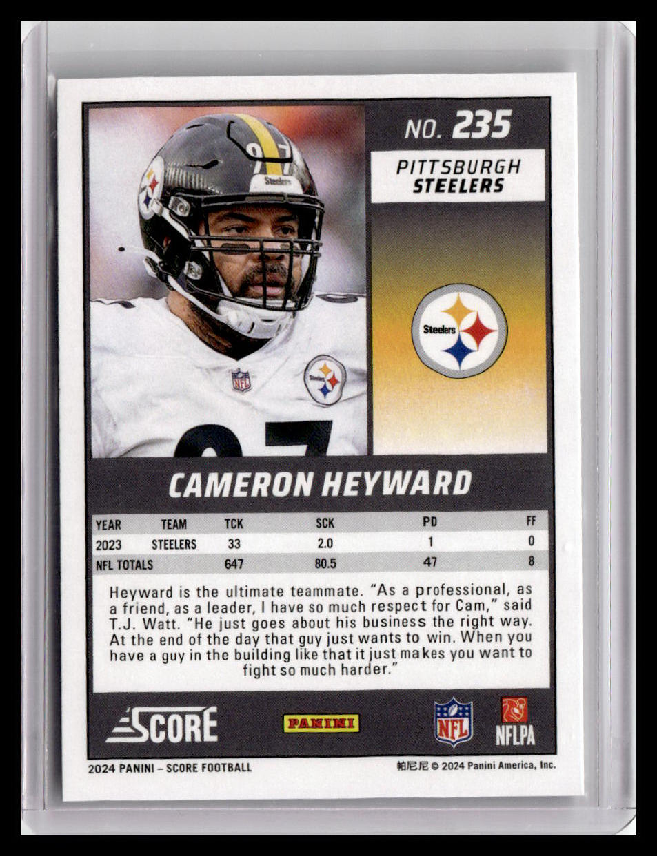 2024 Score #235 Cameron Heyward