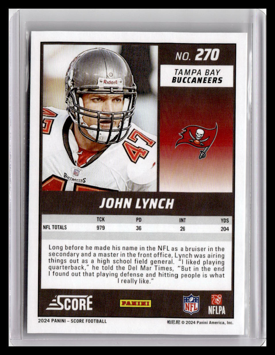 2024 Score #270 John Lynch