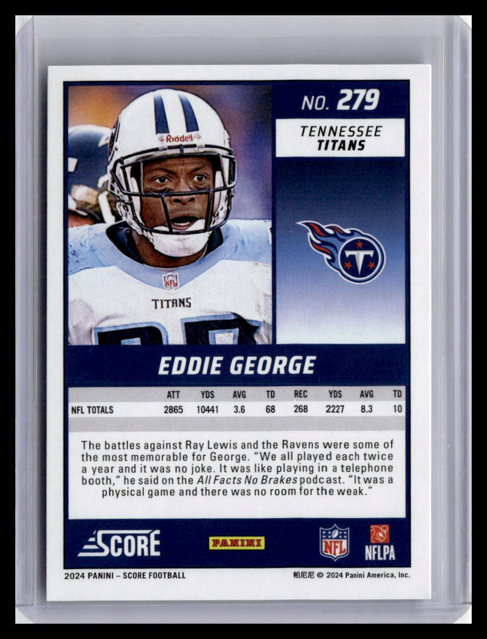 2024 Score #279 Eddie George
