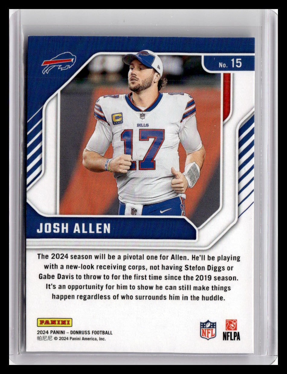 2024 Donruss #15 Josh Allen The Elite Series