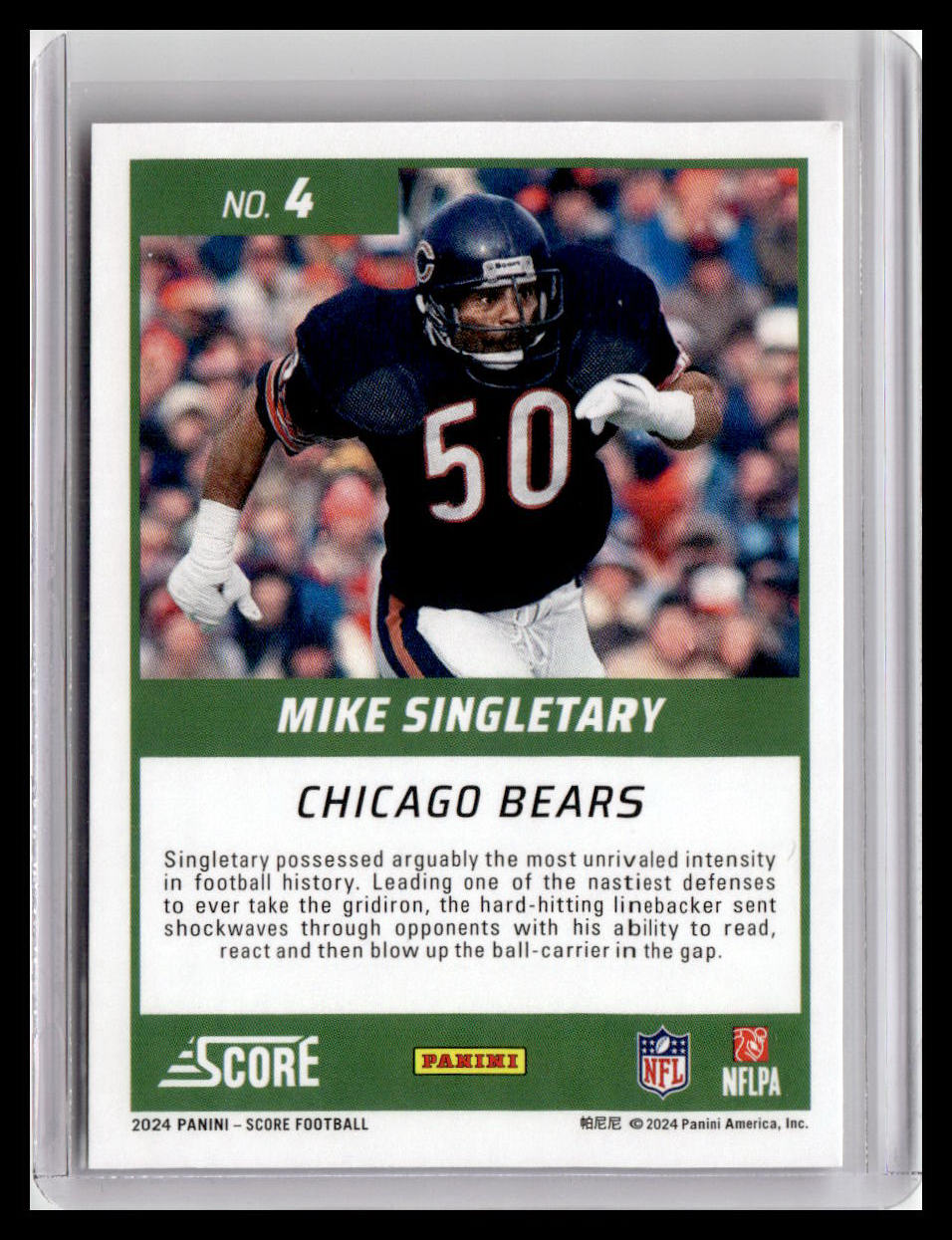 2024 Score #4 Mike Singletary First Ballot