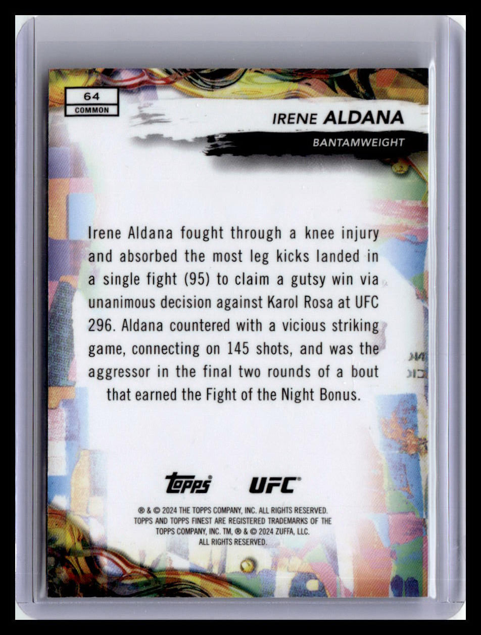 2024 Topps Finest UFC #64 Irene Aldana