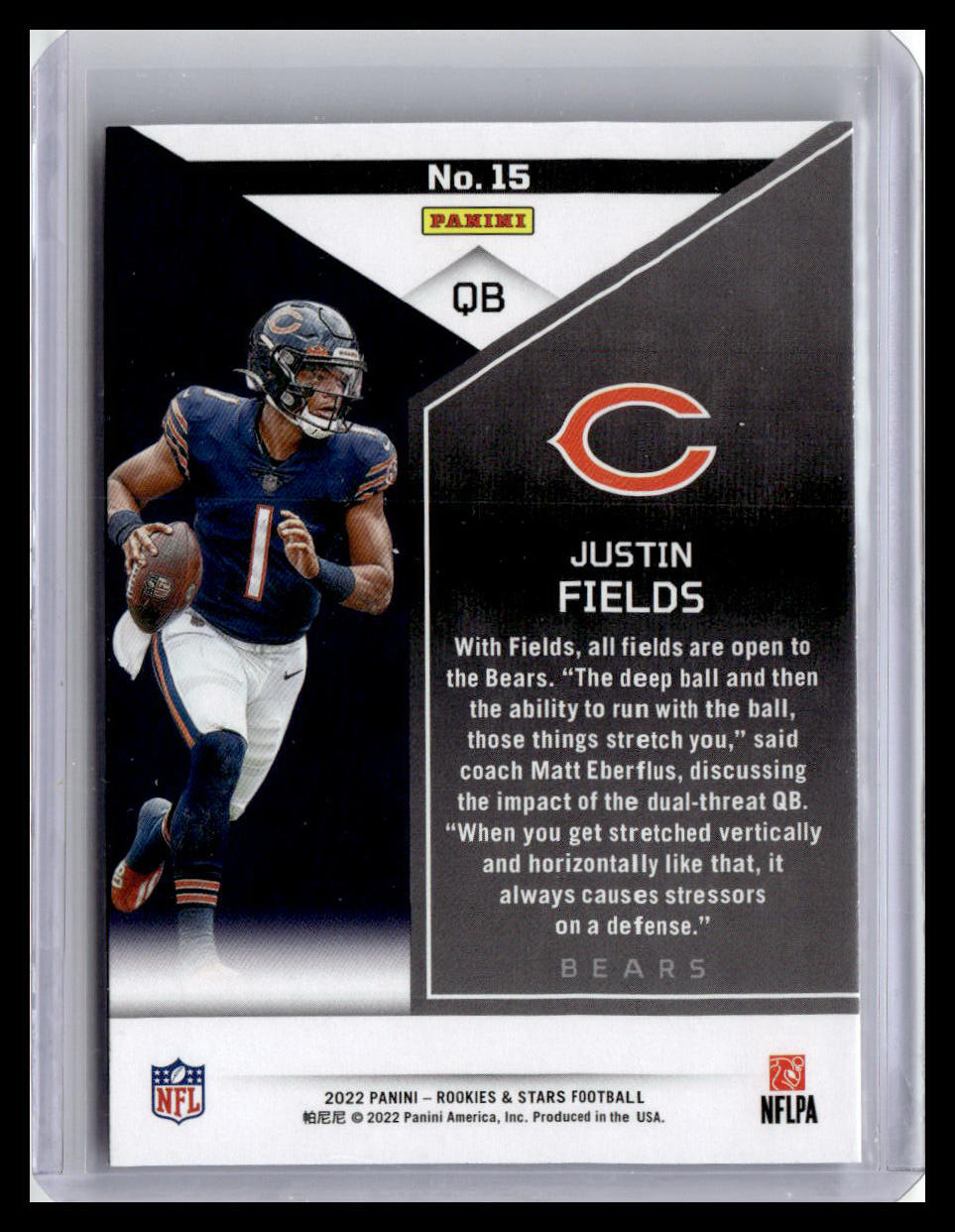 2022 Panini Rookies & Stars #15 Justin Fields