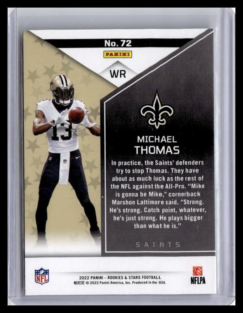 2022 Panini Rookies & Stars #72 Michael Thomas