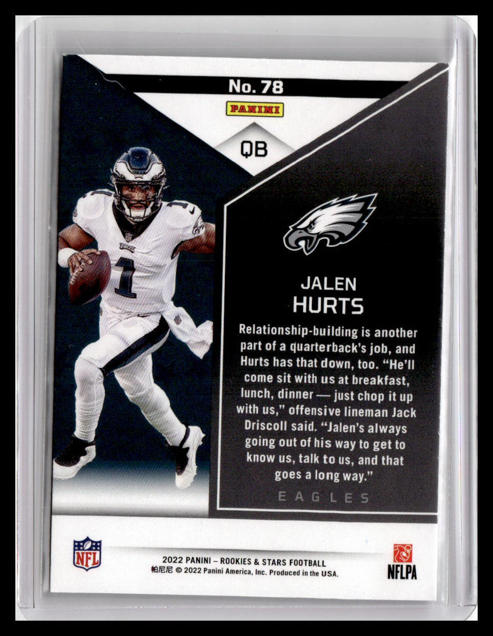 2022 Panini Rookies & Stars #78 Jalen Hurts
