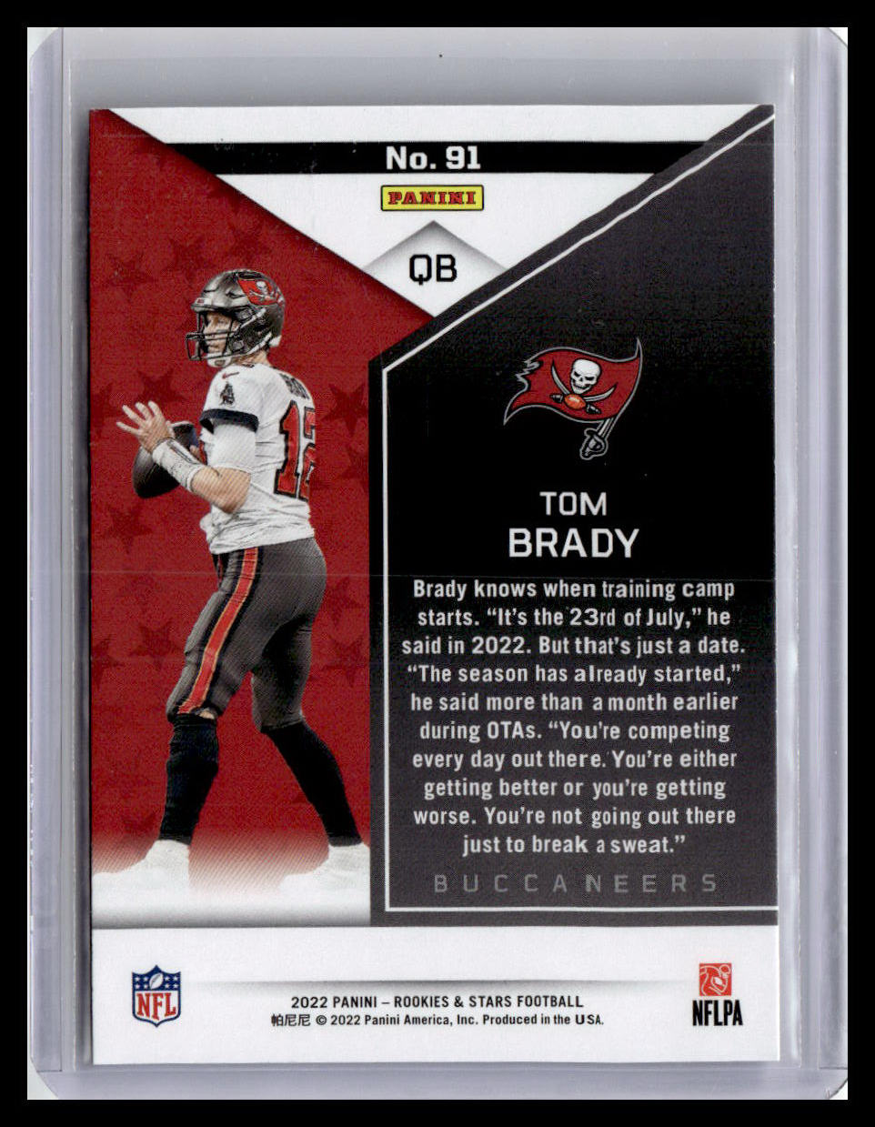 2022 Panini Rookies & Stars #91 Tom Brady